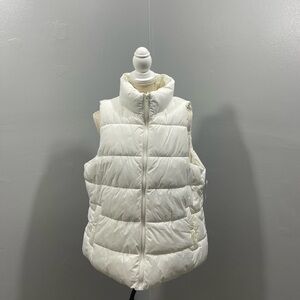 White Puffer Vest